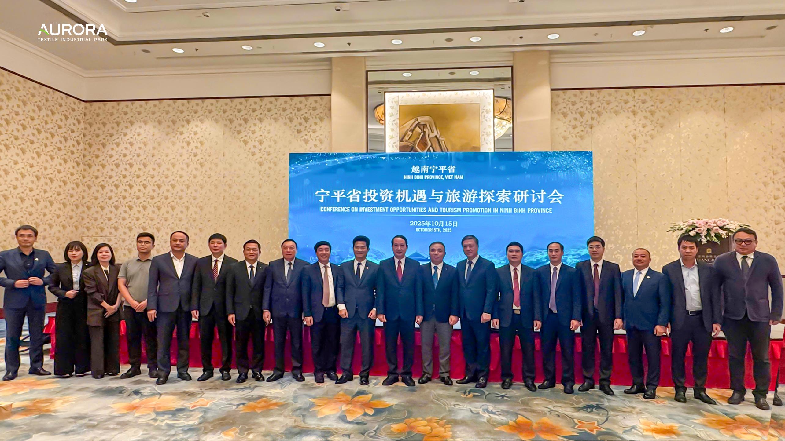 CÁT TƯỜNG GROUP - CHỦ ĐẦU TƯ KCN AURORA IP THAM GIA ĐOÀN ĐẠI BIỂU TỈNH NINH BÌNH XÚC TIẾN ĐẦU TƯ TẠI TRUNG QUỐC