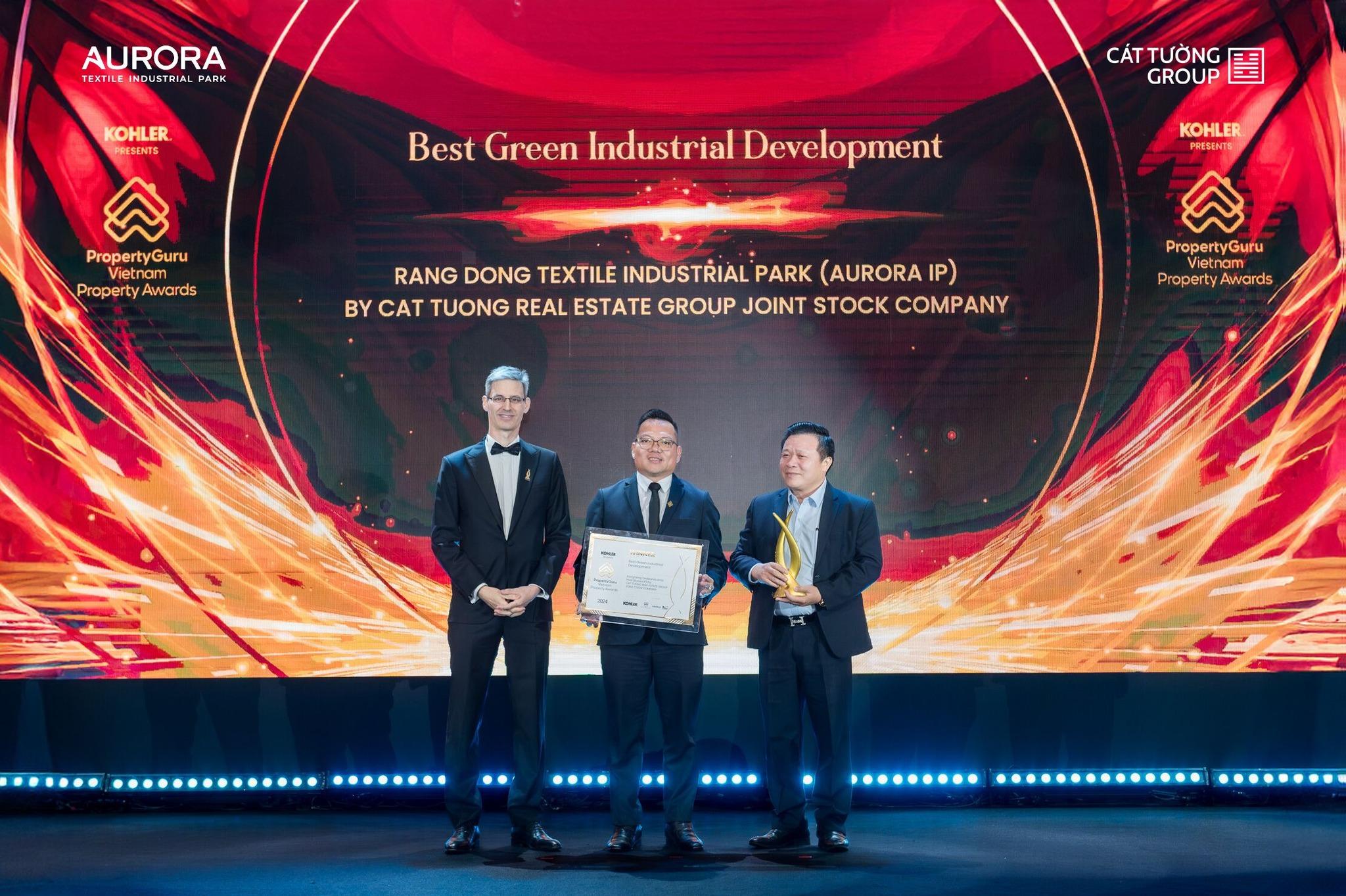 KCN AURORA IP ĐƯỢC VINH DANH “KHU CÔNG NGHIỆP XANH TỐT NHẤT VIỆT NAM 2024” TẠI GIẢI THƯỞNG PROPERTYGURU VIETNAM PROPERTY AWARDS 2024