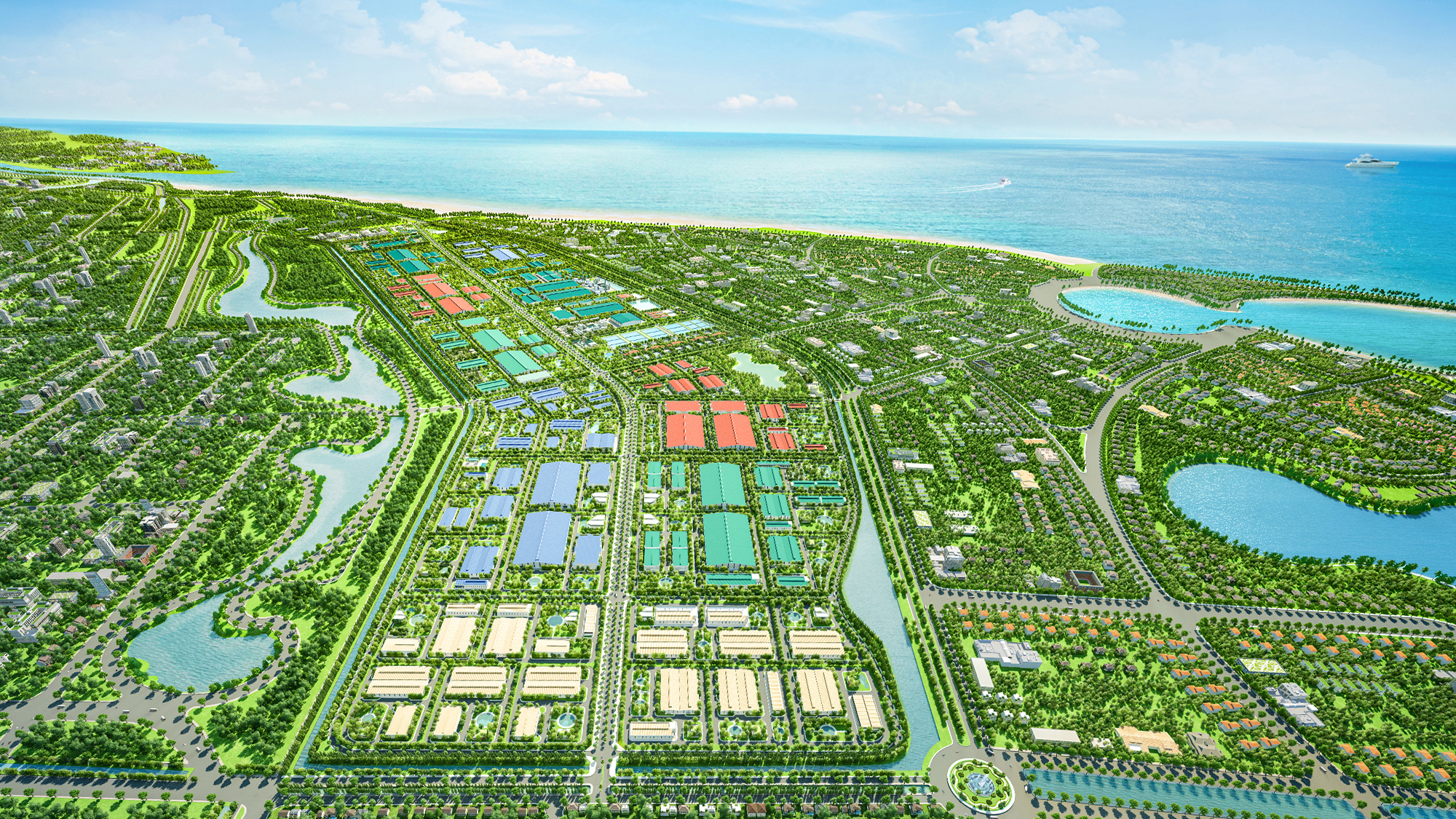 Chuỗi sản xuất dệt - nhuộm bền vững trong một khu công nghiệp chuyên ngành