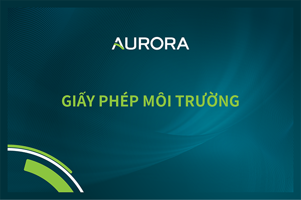 GIẤY PHÉP MÔI TRƯỜNG KCN DỆT MAY RẠNG ĐÔNG