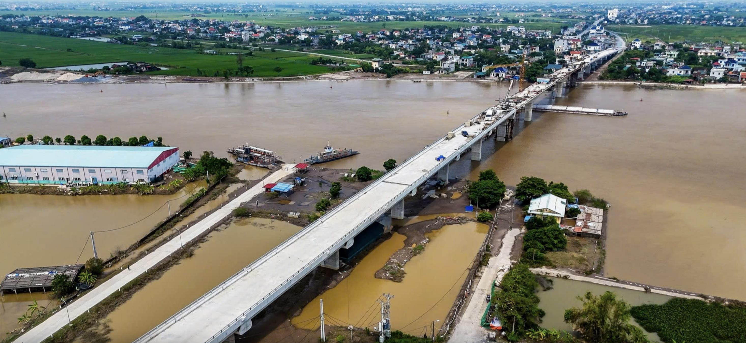 NAM ĐỊNH ĐƯA VÀO KHAI THÁC TẠM CẦU ĐỐNG CAO KẾT NỐI NGHĨA HƯNG – Ý YÊN