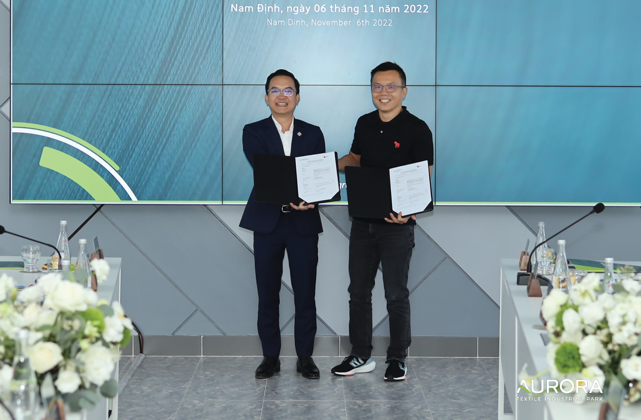 Aurora IP ký kết hợp đồng nguyên tắc cho thuê lại đất doanh nghiệp Dệt may Hồng Kông