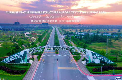 Tiến độ hạ tầng tại Aurora IP đến Quý 4/2025