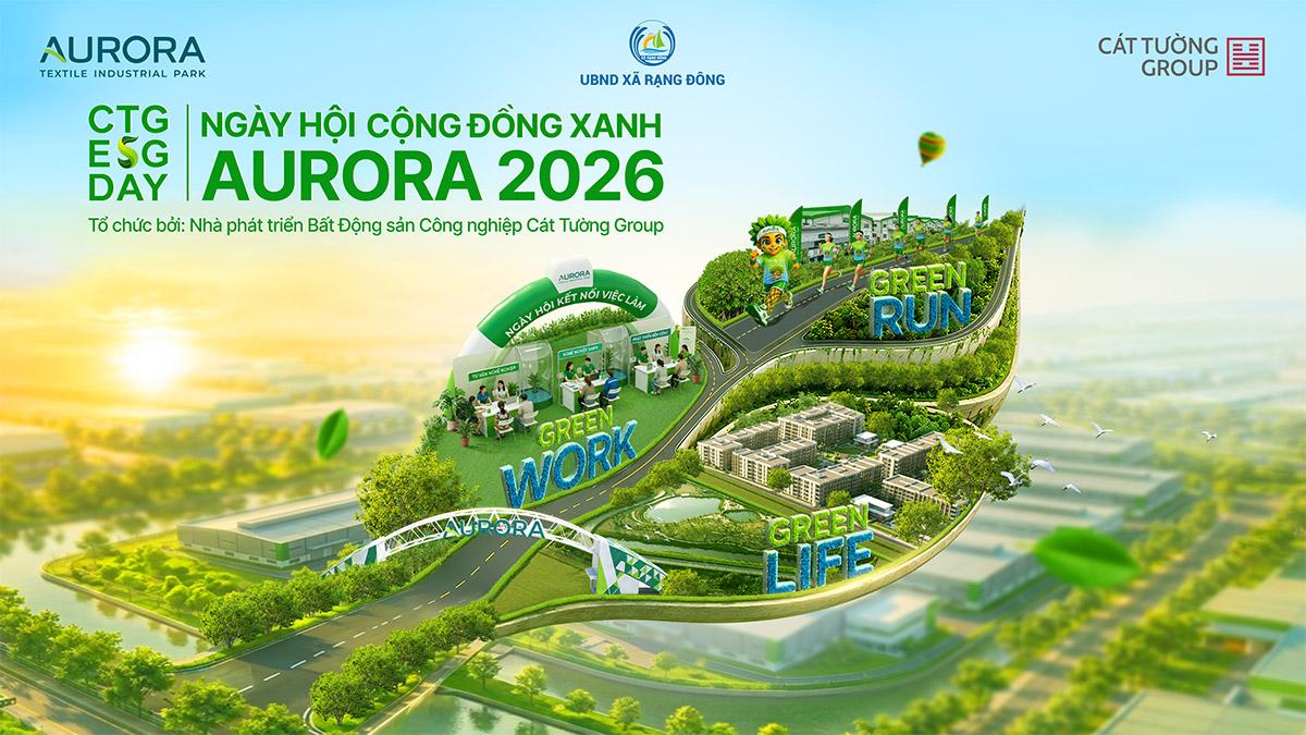 Ngày hội cộng đồng xanh Aurora 2026: Kết nối cộng đồng, lan tỏa lối sống xanh tại Rạng Đông