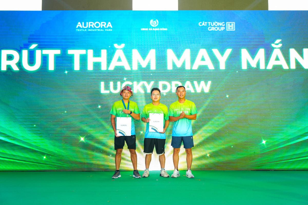 second prizes during the lucky draw session
