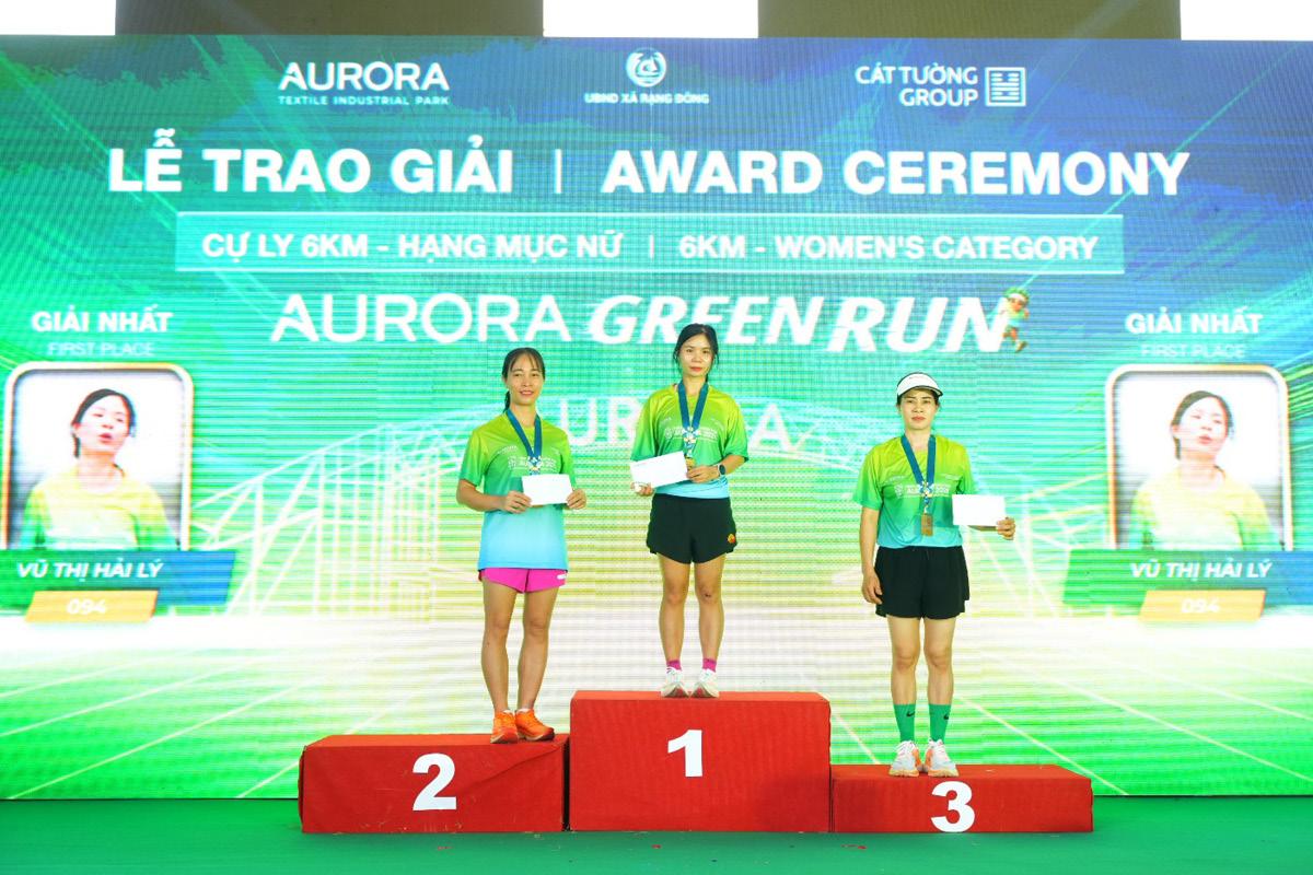 the top 3 female runners