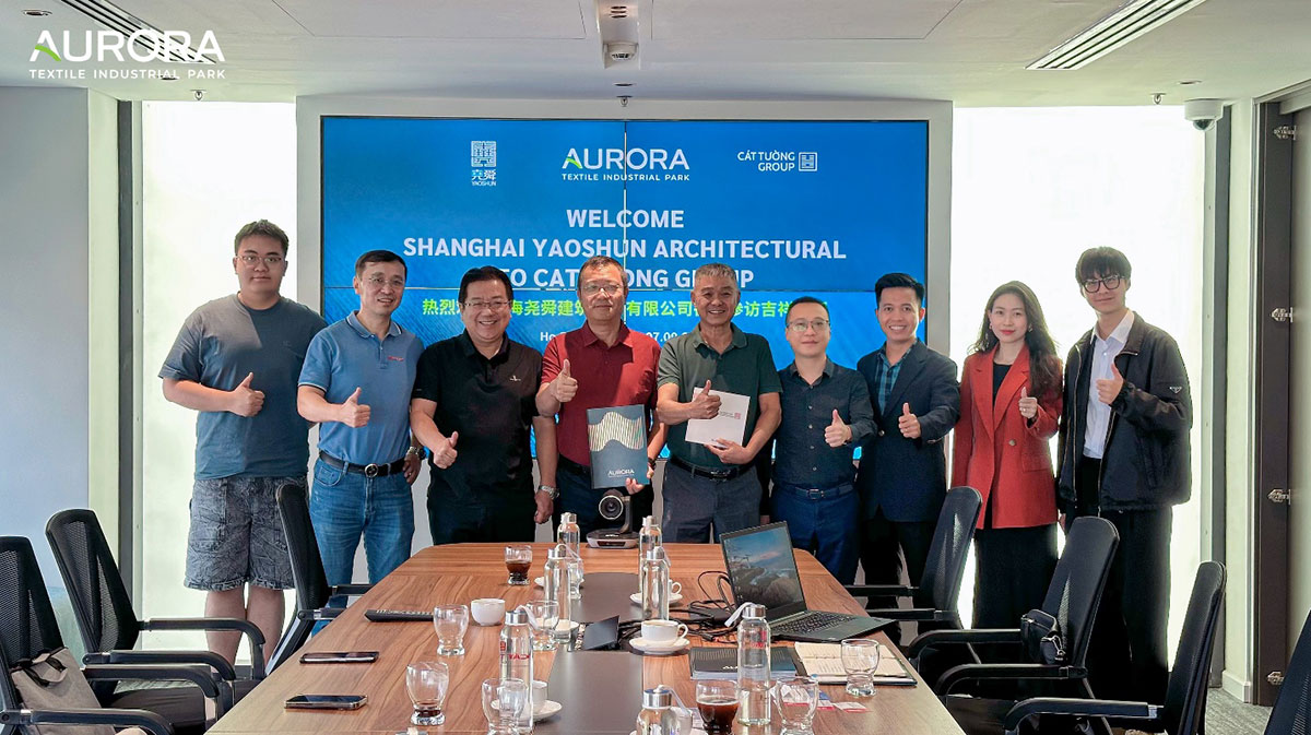 Aurora IP mở rộng kết nối với các đơn vị xây dựng và nghiên cứu dệt may Trung Quốc