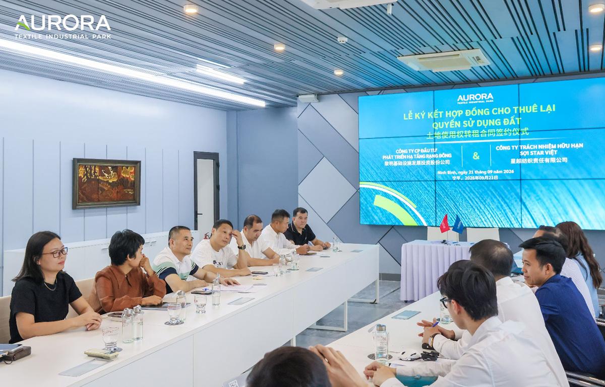 Toàn cảnh ký kết Sợi Star Việt