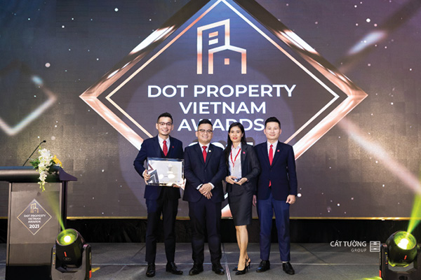 Cát Tường Group tiếp tục được vinh danh tại Dot Property Vietnam Awards 2021: “Best Developer Southern Vietnam”